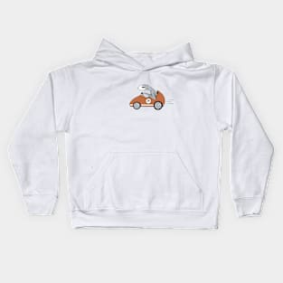 Sloth Racer Kids Hoodie